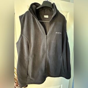 Women's Columbia Fleece Vest Black 2X